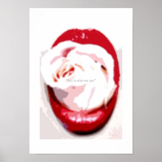 BLOOM no.1 - The Rose Within colour Poster (Vorne)
