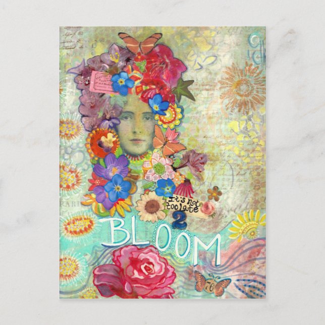 Bloom Postkarte (Vorderseite)