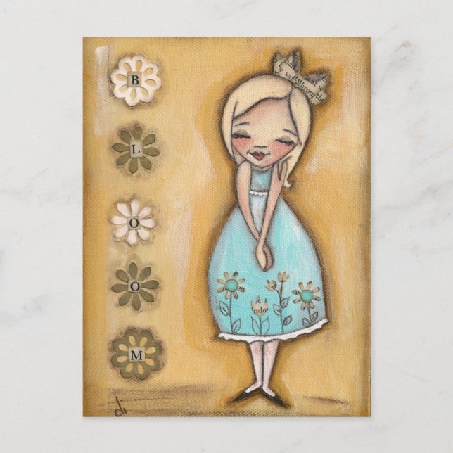 BLOOM - Postkarte (Vorderseite)