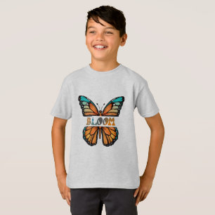 Bloom - Schmetterlingsdesign T-Shirt