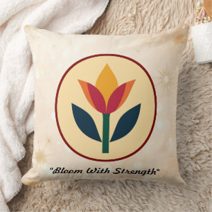 "Bloom Statement der Natur" Kissen