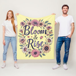 Bloom und Rise Fleecedecke