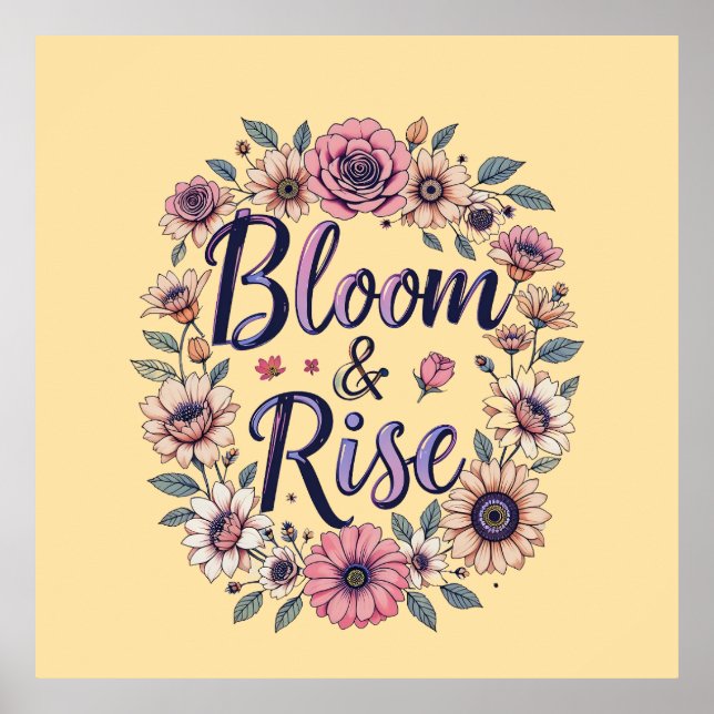 Bloom und Rise Poster (Vorne)