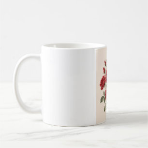 Bloom Where You Are Planted   Vintage Rose Botanic Kaffeetasse