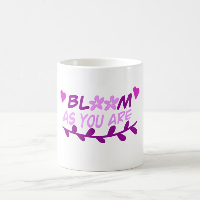 Bloom, wie du bist kaffeetasse (Mittel)
