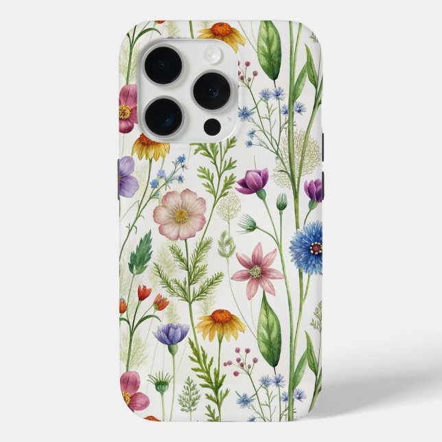 Bloom Wildflowers Case-Mate iPhone Hülle (Rückseite)