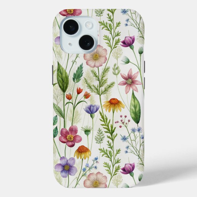 Bloom Wildflowers Case-Mate iPhone Hülle (Rückseite)