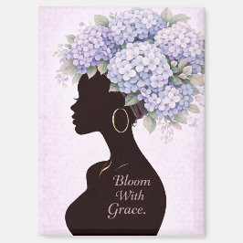 Bloom With Grace Inspirational Magnet