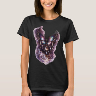 Bloom With Grace Schmetterling Blumen Frauen T-Shi T-Shirt