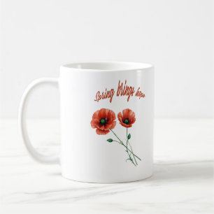"Bloom with Hope - Spring Blume Tasse" Kaffeetasse