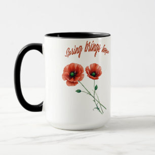 "Bloom with Hope - Spring Blume Tasse" Tasse