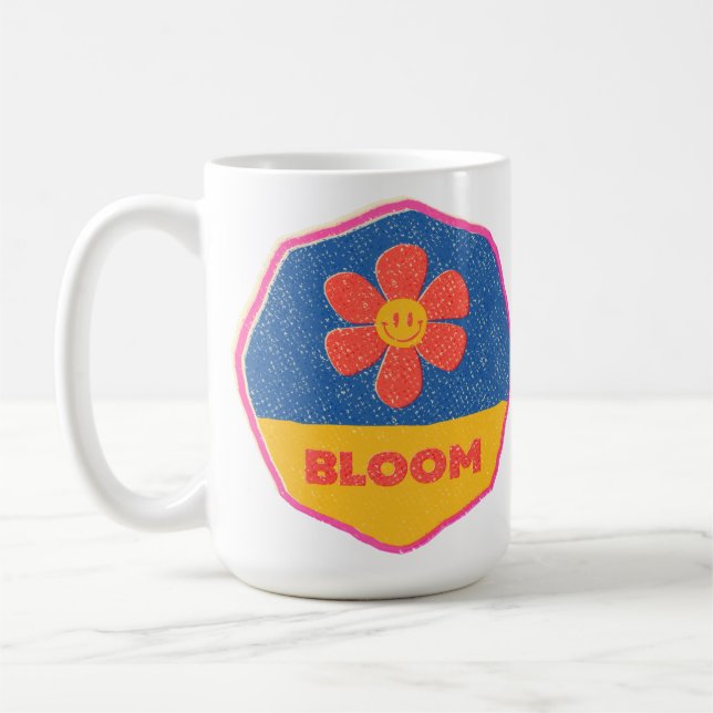 "Bloom" wo du gepflanzt bist! Kaffeetasse (Links)