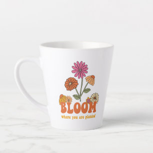 Bloom Wo Sie gepflanzt sind Milchtasse