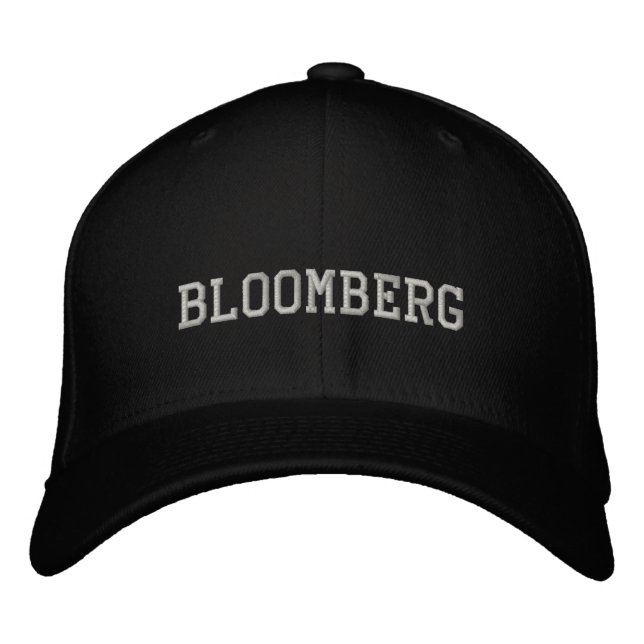 Bloomberg Bestickte Baseballkappe (Vorderseite)