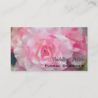 Bloomdeville Elegant Floral 3,5" x 2,0" Visitenkarte