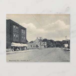 Bloomfield Ave, Caldwell, NJ Vintag Postkarte
