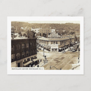 Bloomfield Ave, Montclair, New Jersey Vintag Postkarte