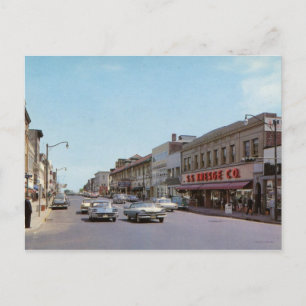 Bloomfield Ave, Montclair NJ Vintag Postkarte