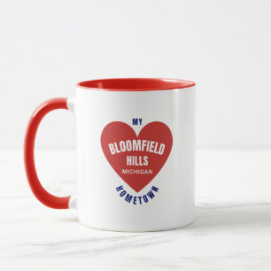 Bloomfield Hills Michigan Heimat Kaffee Tasse