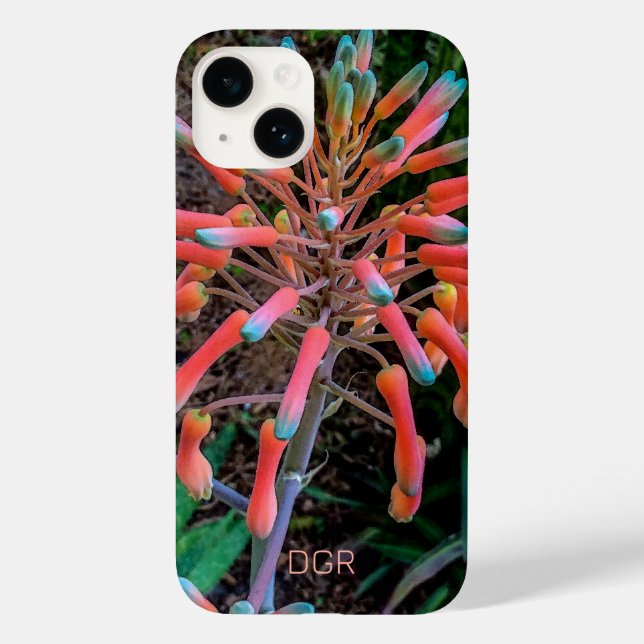 Blooming Aloe Pflanze iPhone 14 Fall Case-Mate iPhone Hülle (Rückseite)