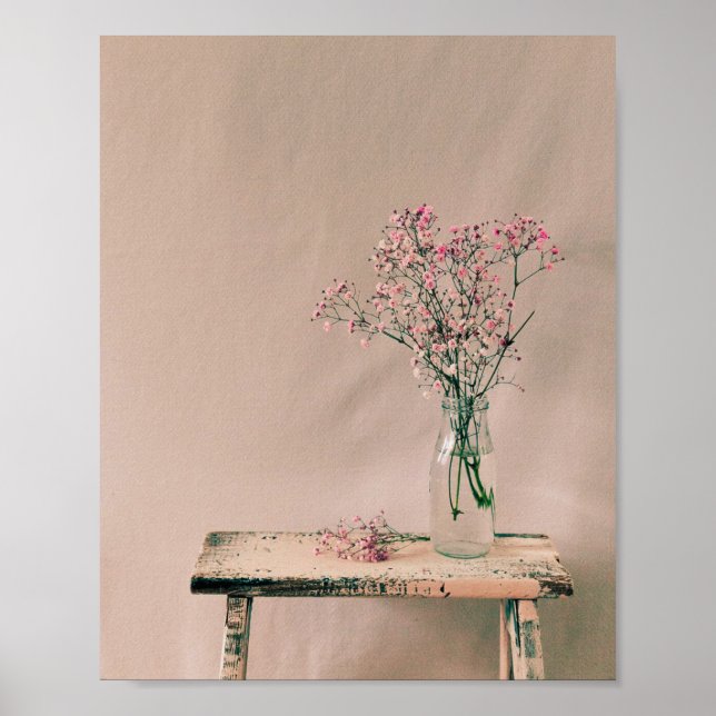 Blooming Beauty Wand Art Poster (Vorne)