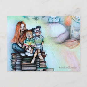 _Blooming Books_ Postkarte