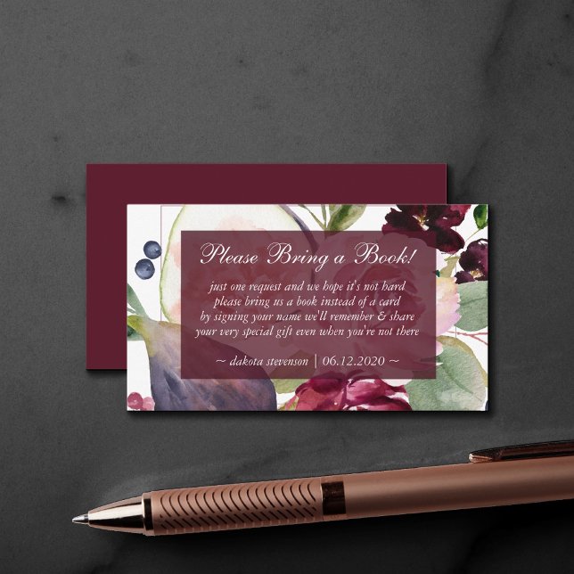 Blooming Figs | Buchanforderung für rustikale Obst Begleitkarte (Von Creator hochgeladen)