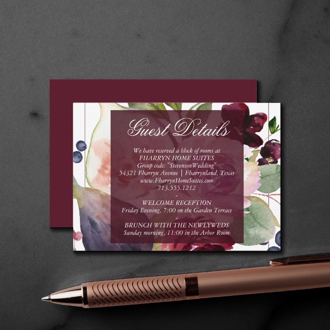 Blooming Figs | Moody Rustic Fruit Blossom Details Begleitkarte (Von Creator hochgeladen)