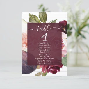 Blooming Figs   Moody Rustic Guest Name Table Card Einladung