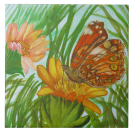 Blooming flower garden fliese