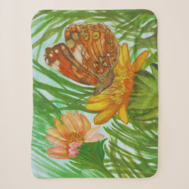 Blooming flower garden sherpadecke