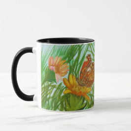 Blooming flower garden tasse