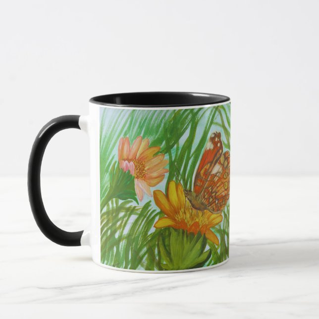 Blooming flower garden tasse (Links)
