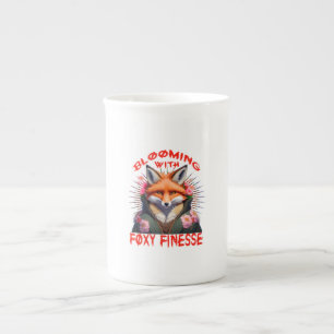 Blooming Fox Fashion Ästhetik Prozellantasse
