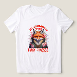 Blooming Fox Fashion Ästhetik Tri-Blend Shirt