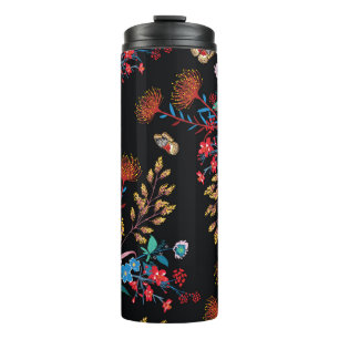 Blooming Garden Butterflies Liberty Style Thermosbecher