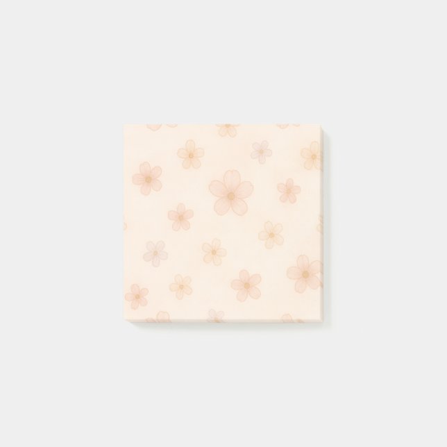 Blooming Garden Rose Sticky Notes Post-it Klebezettel (Vorderseite)