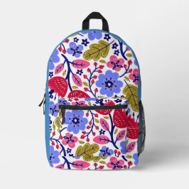 BLOOMING GARDEN & SEDS-Rucksack Druck Schnitt Näht Bedruckter Rucksack