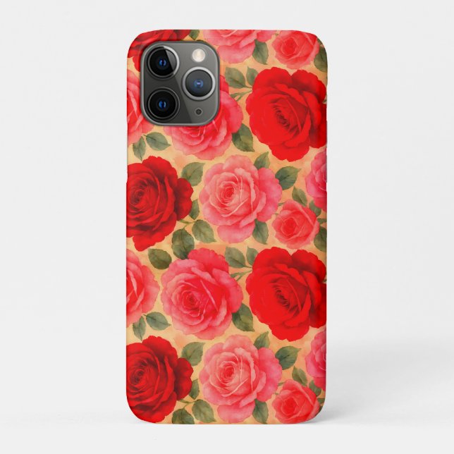 Blooming Grace – Watercolor Rose Harmony Case-Mate iPhone Hülle (Rückseite)