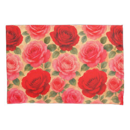 Blooming Grace – Watercolor Rose Harmony Kissenbezug