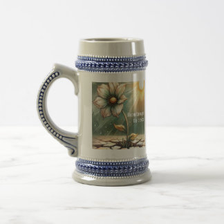 Blooming in Adversity – Floral Art Bierglas