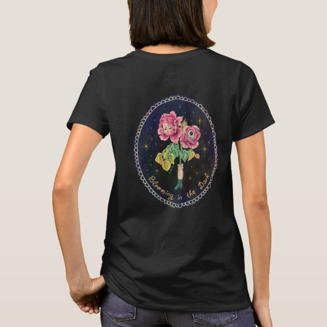 Blooming in the Dark  T-Shirt (Rückseite)