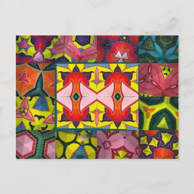 Blooming Journeys Postkarte (Vorderseite)