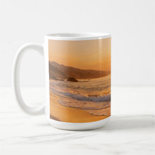 Blooming Lavender Field at Golden Sunset Provence Kaffeetasse