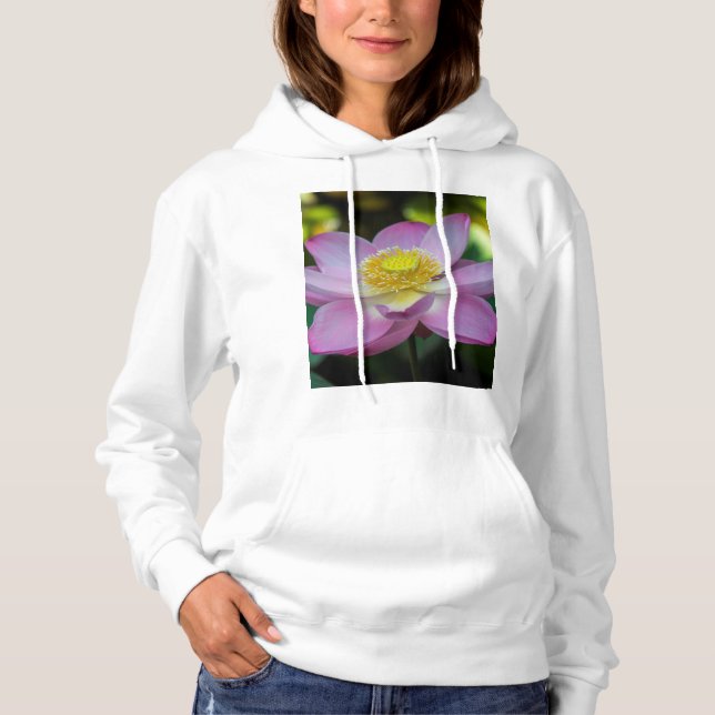 Blooming lotus Blume, Indonesien Hoodie (Vorderseite)