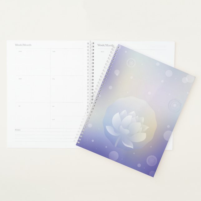 Blooming Lotus Hardcover Daily Planner Planer (Anzeige)