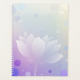 Blooming Lotus Hardcover Daily Planner Planer