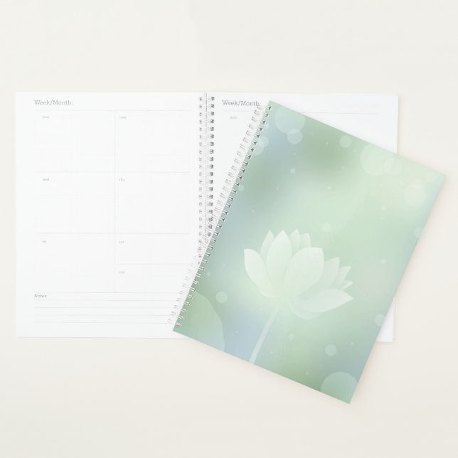 Blooming Lotus Hardcover Daily Planner Planer (Anzeige)