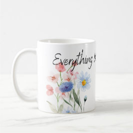 Blooming Love: Oil Painting Floral Mug - Everythin Kaffeetasse