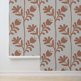 Blooming Minimalismus XL2 mocha mousse Blume Tapete